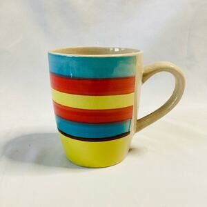 Colorful Stripes Ceramic Mug